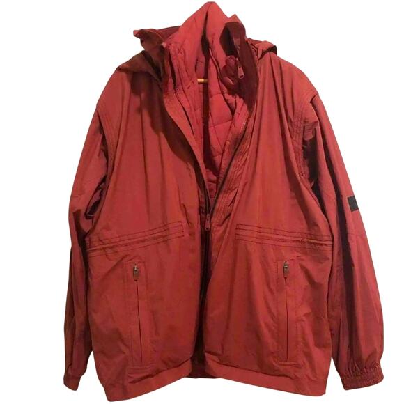 FP Movement Shred-It 5-in-1 Hooded Jacket in Wine Size S New w/ Tag MSRP $498 - Picture 4 of 14